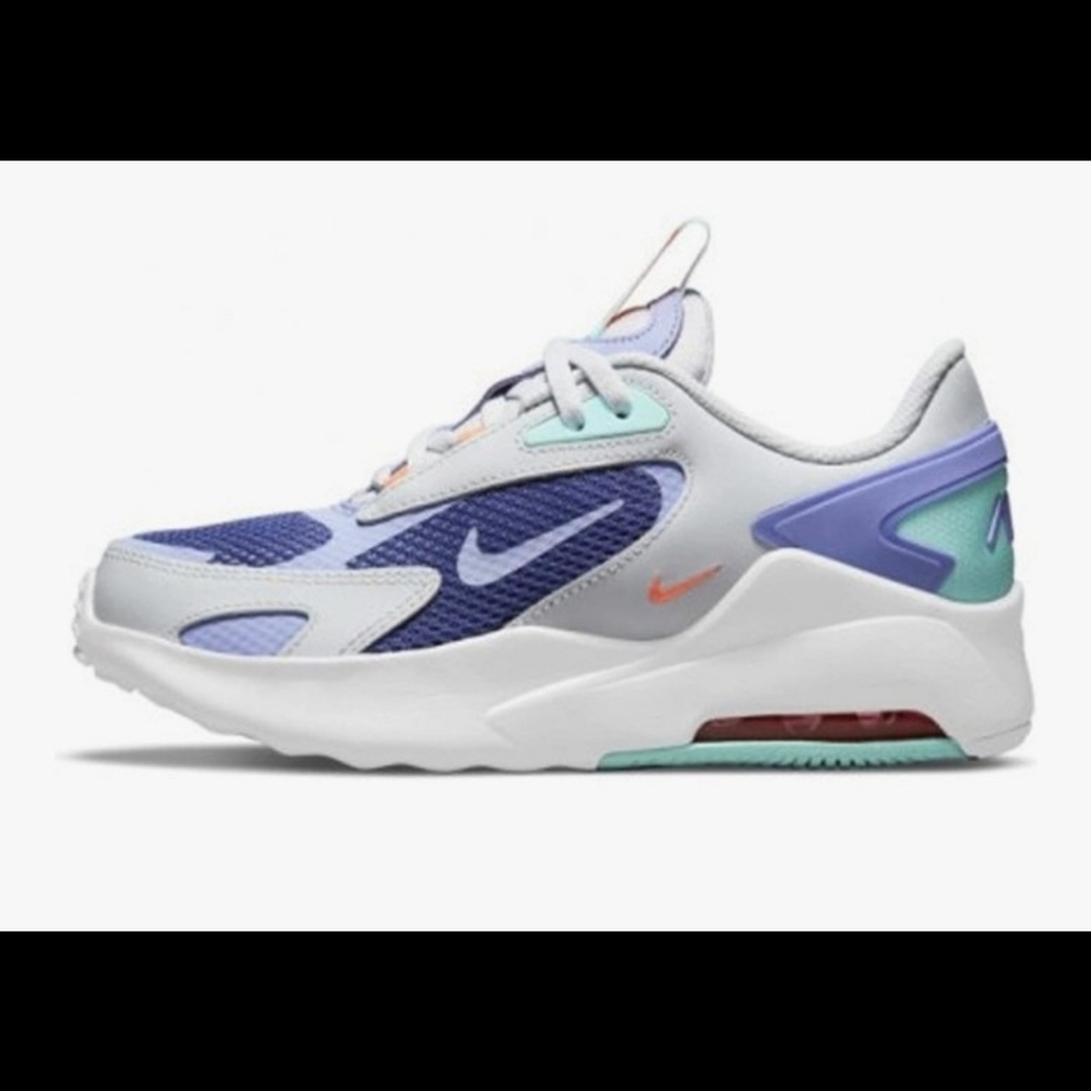Nike Air Max Sneakers in White, Blue, and Purple